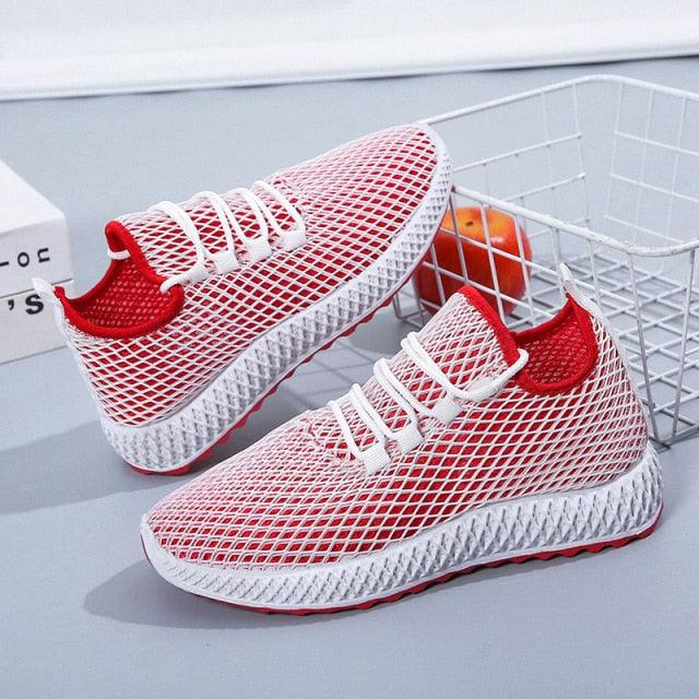 Women's Breathable Mesh Slip-On Walking Sneakers Lightweight Shoes