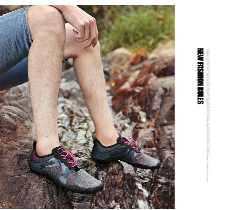 Mens Quick-Dry Water Shoes Non-Slip Aqua Socks for Beach Hiking