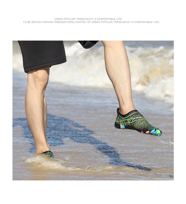 Mens Quick-Dry Water Shoes Non-Slip Aqua Socks for Beach Hiking