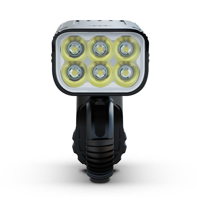 5000 Lumen LED Bike Light Set USB Rechargeable 10000mAh Power Bank