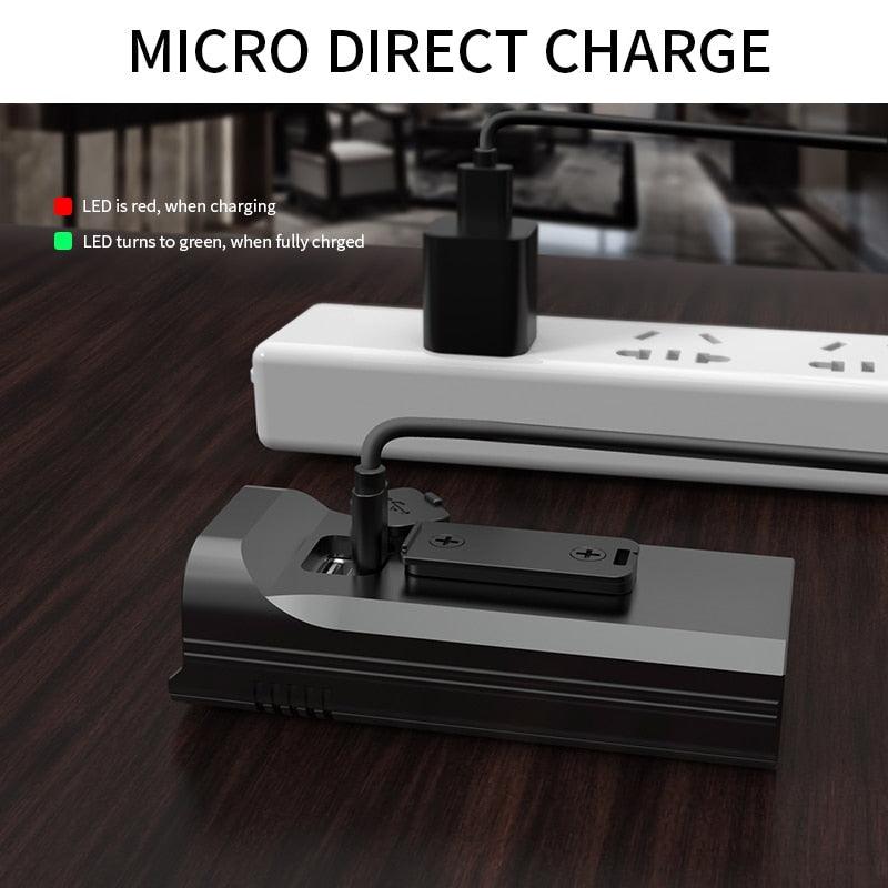 5000 Lumen LED Bike Light Set USB Rechargeable 10000mAh Power Bank