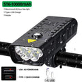 5000 Lumen LED Bike Light Set USB Rechargeable 10000mAh Power Bank