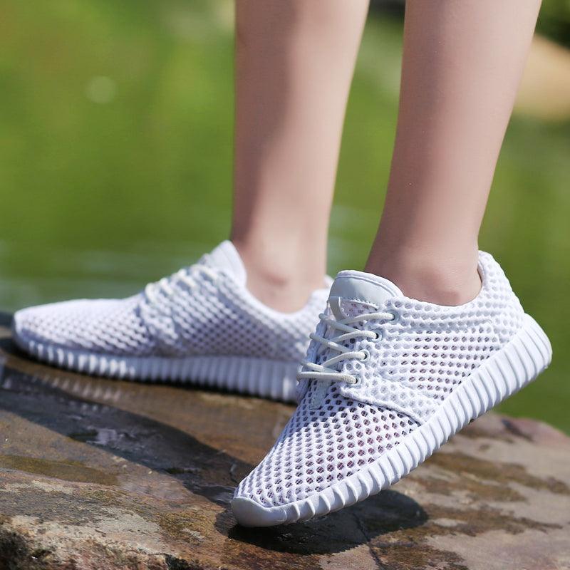 Women’s Lightweight Mesh Walking Sneakers – Comfortable Casual Shoes
