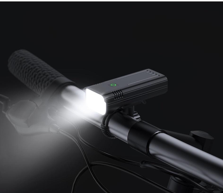 1000 Lumen USB Rechargeable LED Bike Front Headlight & Taillight Set