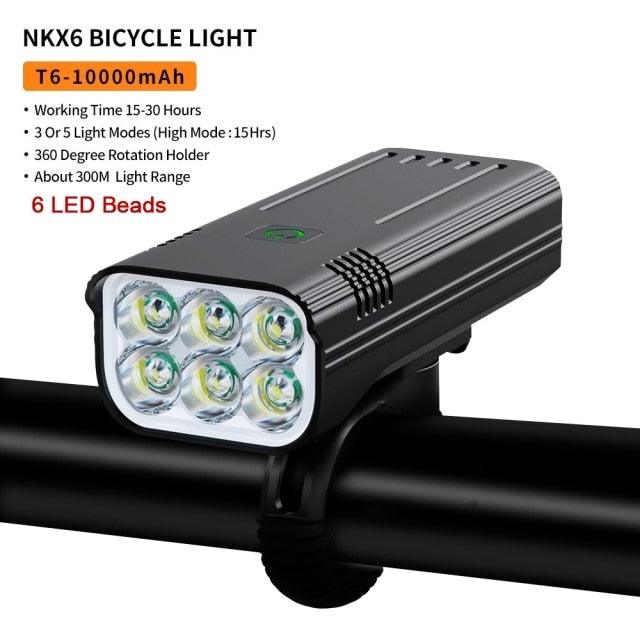 1000 Lumen USB Rechargeable LED Bike Front Headlight & Taillight Set