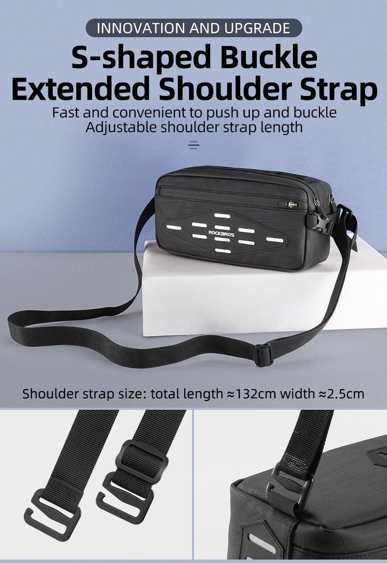 Multi-Purpose Handlebar and Frame Bag with Shoulder Strap