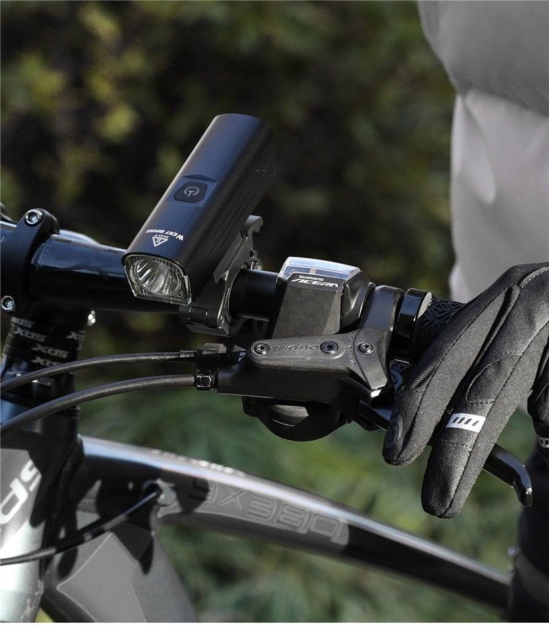 USB Rechargeable LED Bicycle Headlight Waterproof Cycling Light