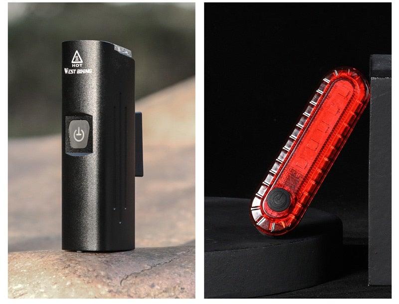 USB Rechargeable LED Bicycle Headlight Waterproof Cycling Light