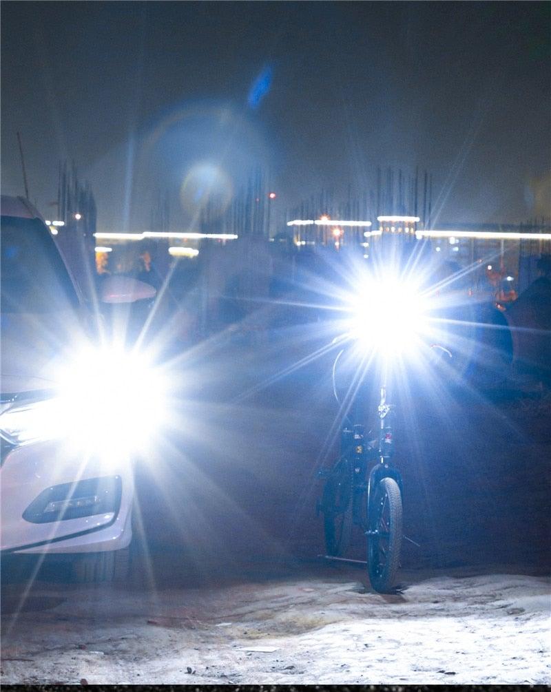 USB Rechargeable LED Bicycle Headlight Waterproof Cycling Light