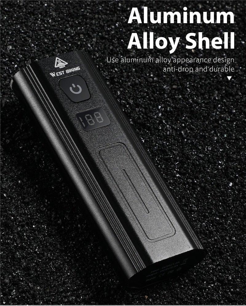 USB Rechargeable LED Bicycle Headlight Waterproof Cycling Light