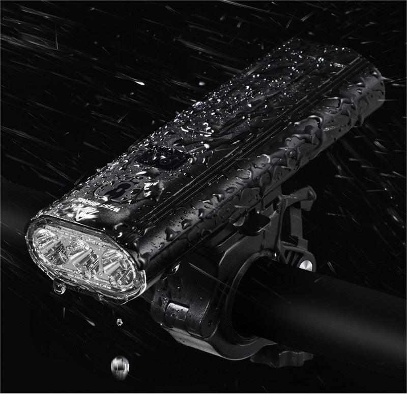 USB Rechargeable LED Bicycle Headlight Waterproof Cycling Light