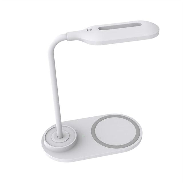 Dimmable LED Desk Lamp with Wireless Charging & USB Port