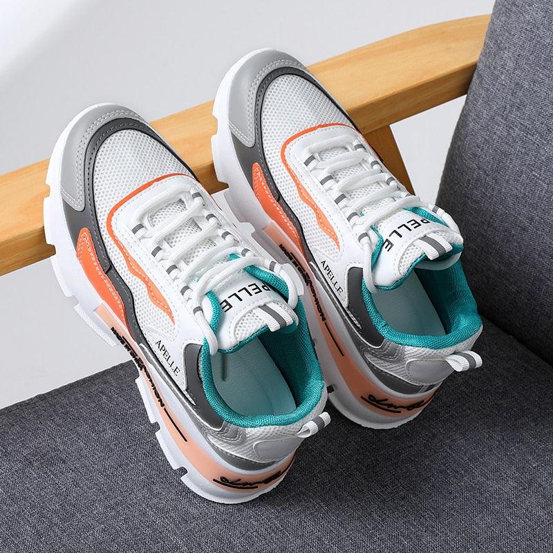 Women's Breathable Mesh Running Shoes Casual Athletic Sneakers