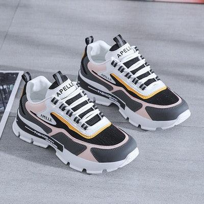 Women's Breathable Mesh Running Shoes Casual Athletic Sneakers