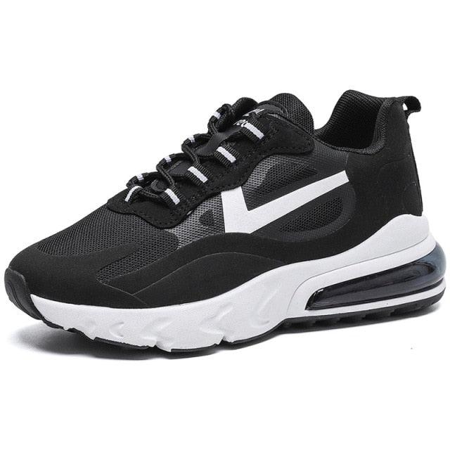 Women’s Colorful Air Cushion Athletic Sneakers - Lightweight Gym Flats