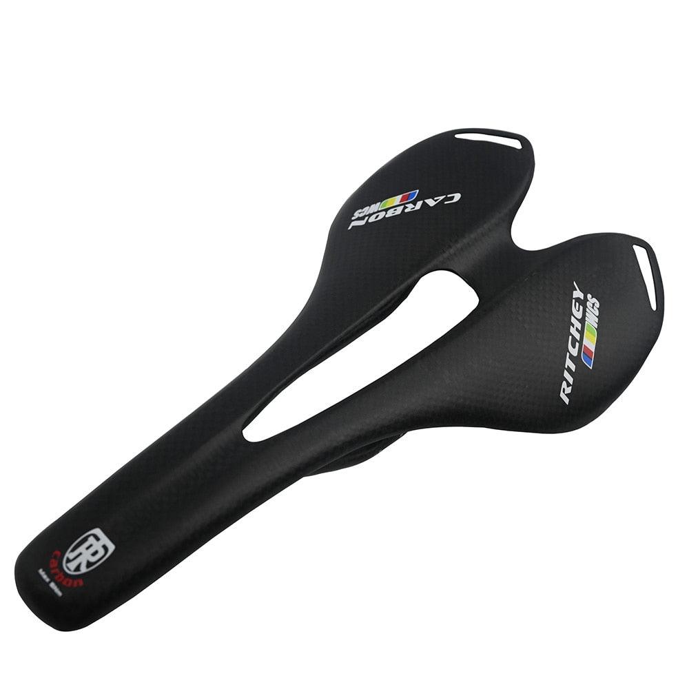Full Carbon Fiber Road Bike Saddle Lightweight Cycling Seat
