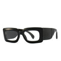 Oversized Square Snake Print Sunglasses for Men and Women