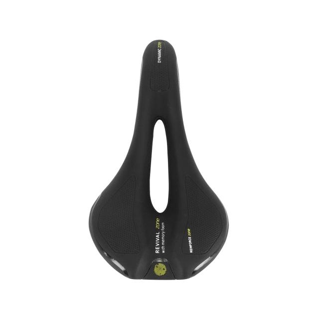 Ergonomic Hollow Bicycle Saddle with Memory Foam Shockproof Padding