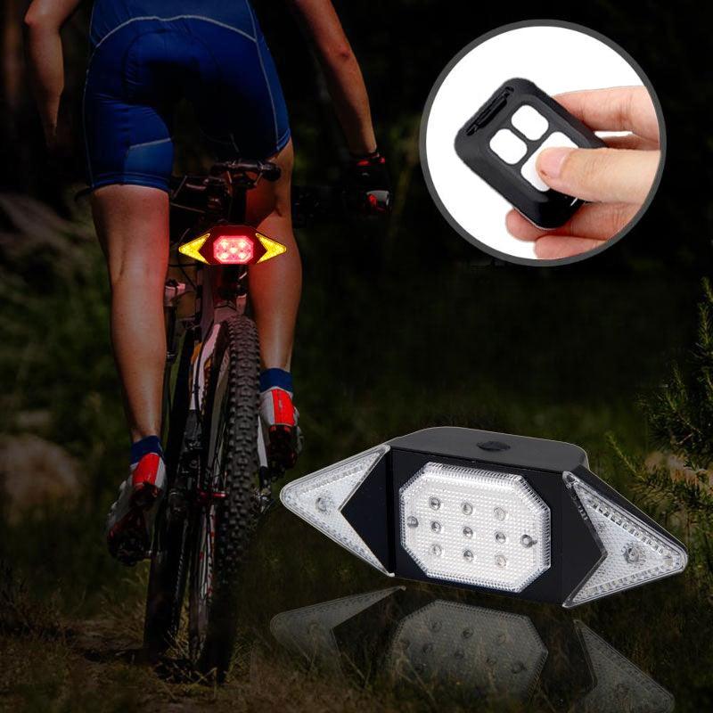 Wireless Remote Control Bicycle Tail Light with LED Turning Signals
