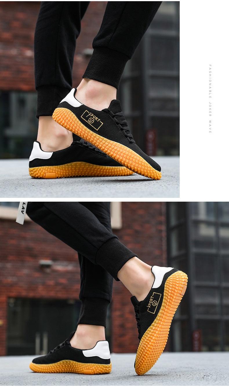 Men's Black Mesh Breathable Sneakers Casual Walking Athletic Shoes