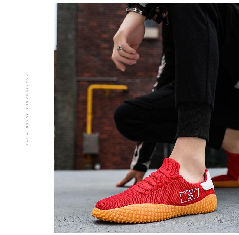 Men's Black Mesh Breathable Sneakers Casual Walking Athletic Shoes