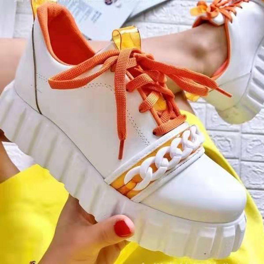 Women's Platform Sneakers - Casual Purple Lightweight Shoes