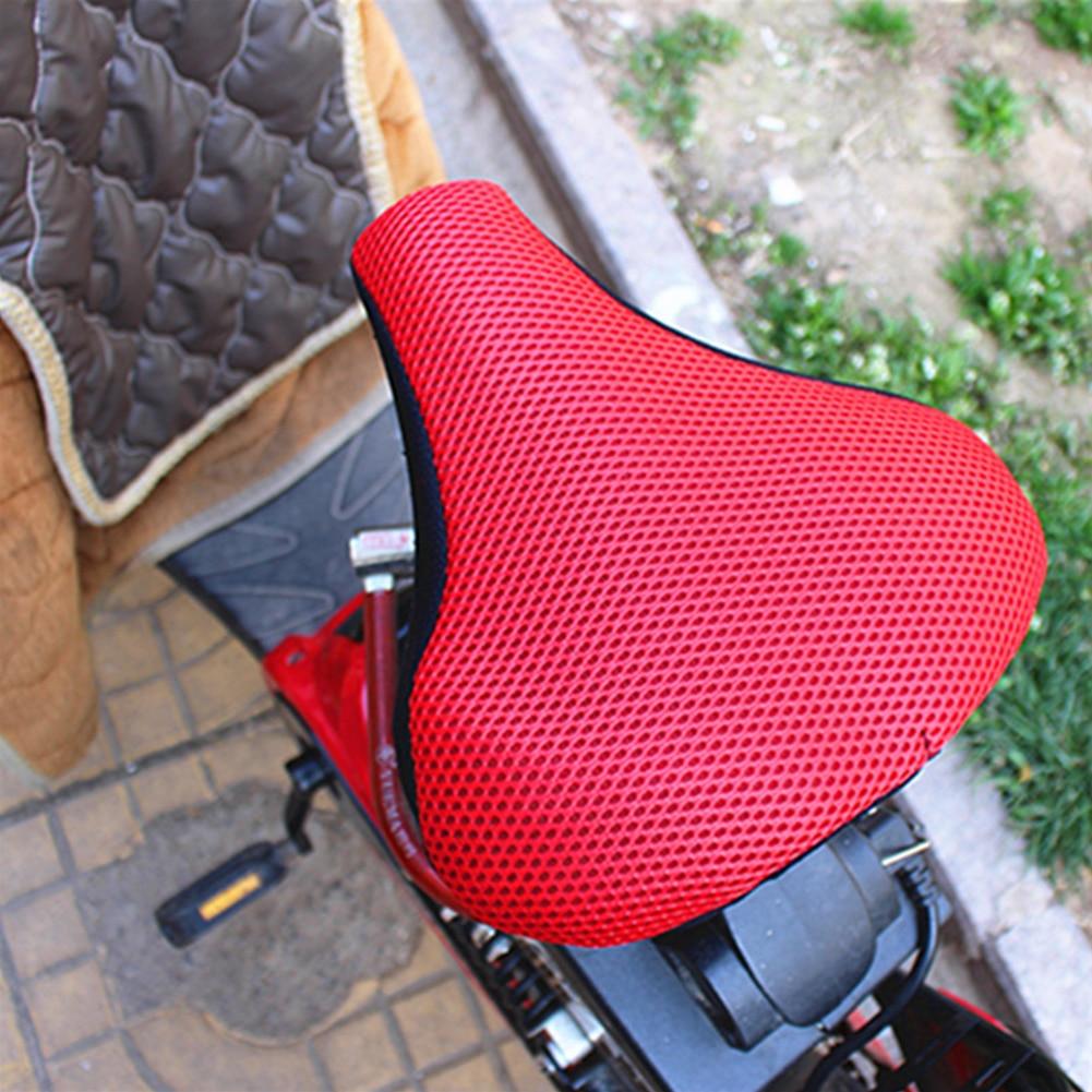 3D Mesh Bike Saddle Cover with Anti-Slip Gel Foam Padding