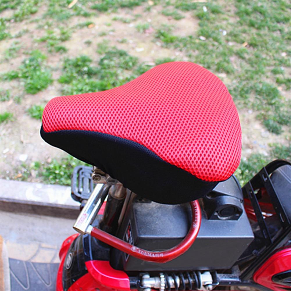 3D Mesh Bike Saddle Cover with Anti-Slip Gel Foam Padding