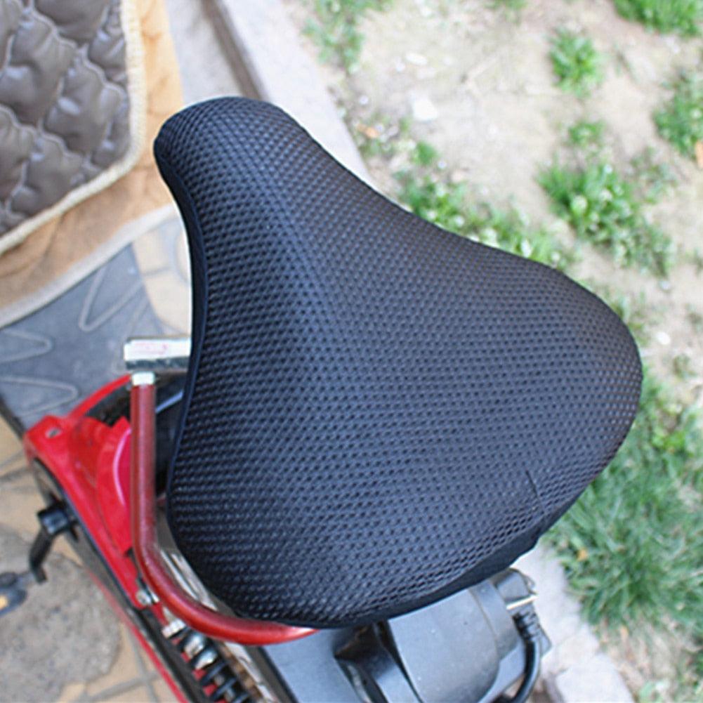 3D Mesh Bike Saddle Cover with Anti-Slip Gel Foam Padding