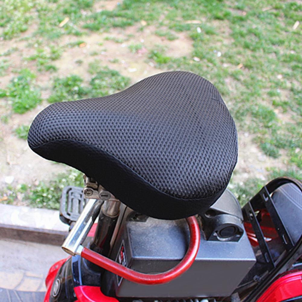 3D Mesh Bike Saddle Cover with Anti-Slip Gel Foam Padding