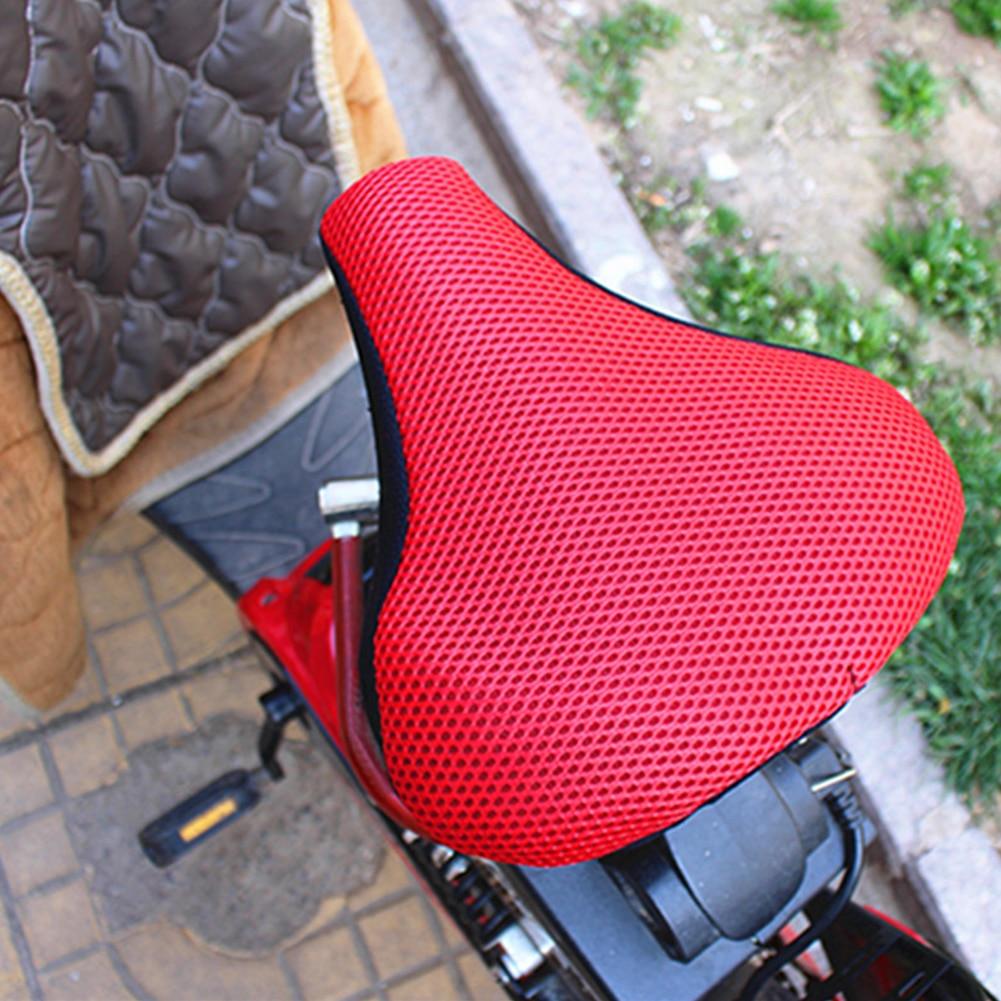 3D Mesh Bike Saddle Cover with Anti-Slip Gel Foam Padding