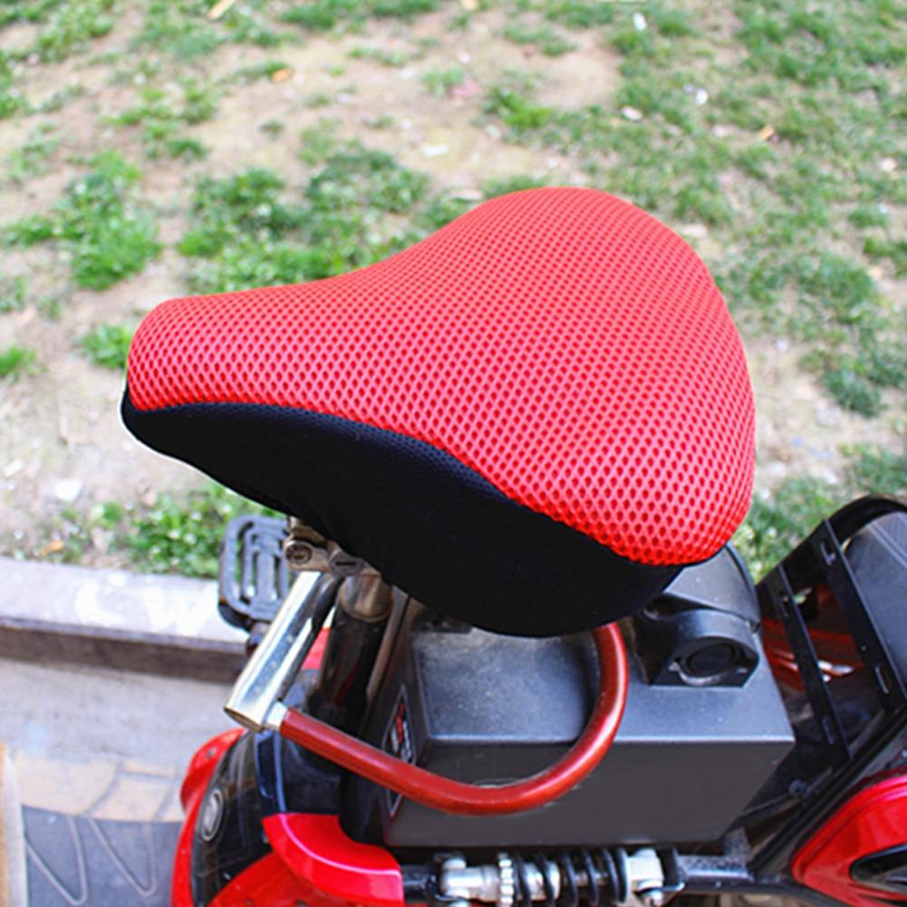 3D Mesh Bike Saddle Cover with Anti-Slip Gel Foam Padding