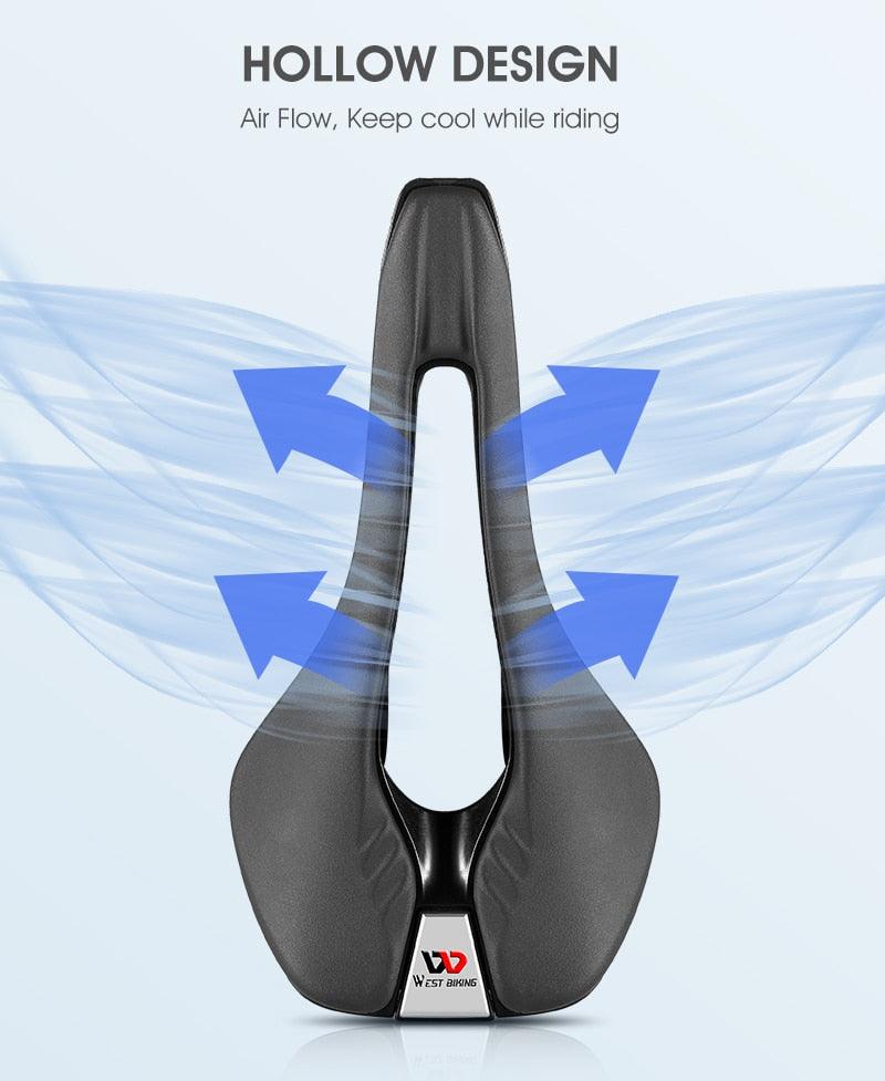 Ergonomic Road & Mountain Bike Saddle Breathable Waterproof Seat