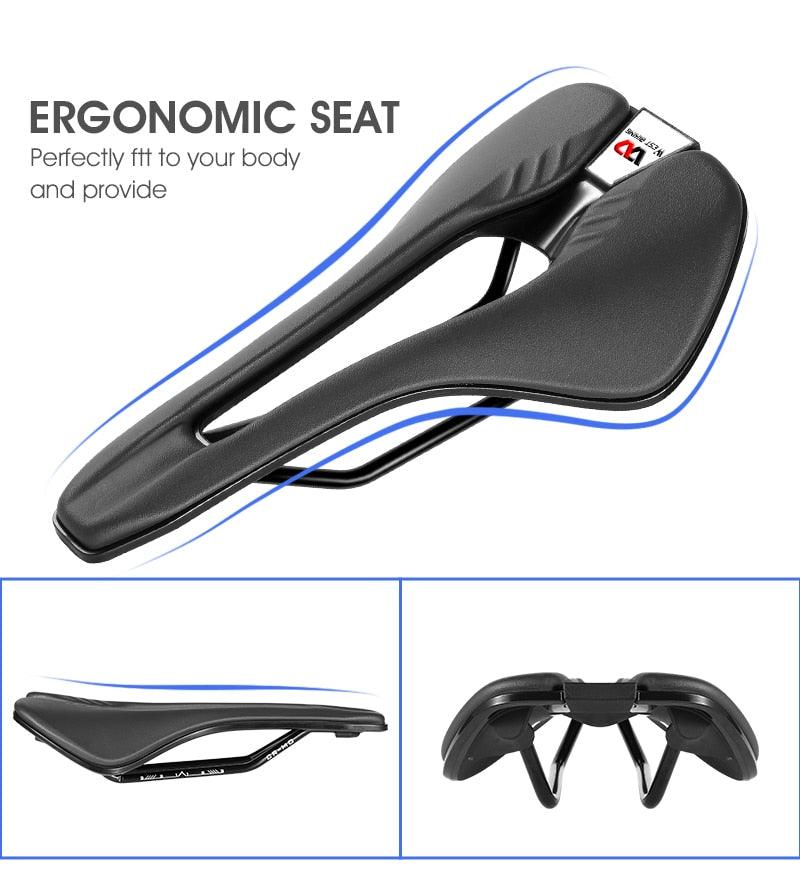 Ergonomic Road & Mountain Bike Saddle Breathable Waterproof Seat