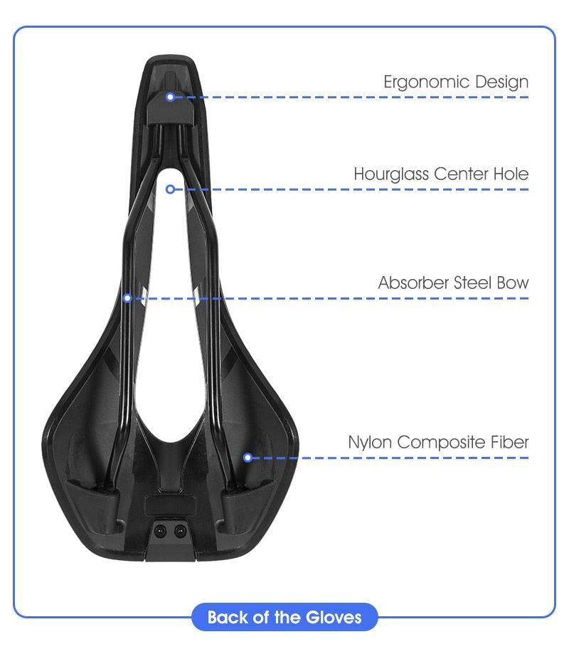 Ergonomic Road & Mountain Bike Saddle Breathable Waterproof Seat