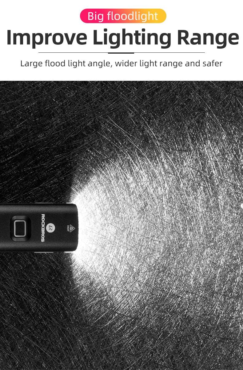 1000LM Rechargeable LED Bike Headlight, Waterproof Cycle Front Lamp