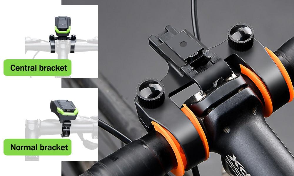 4-in-1 Bike Light with Speedometer, Horn & 4000mAh Power Bank