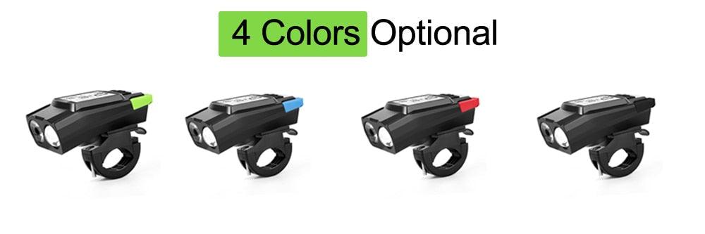 4-in-1 Bike Light with Speedometer, Horn & 4000mAh Power Bank