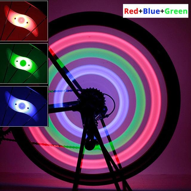 LED Bike Spoke Lights - Waterproof Safety Cycling Wheel Lamp