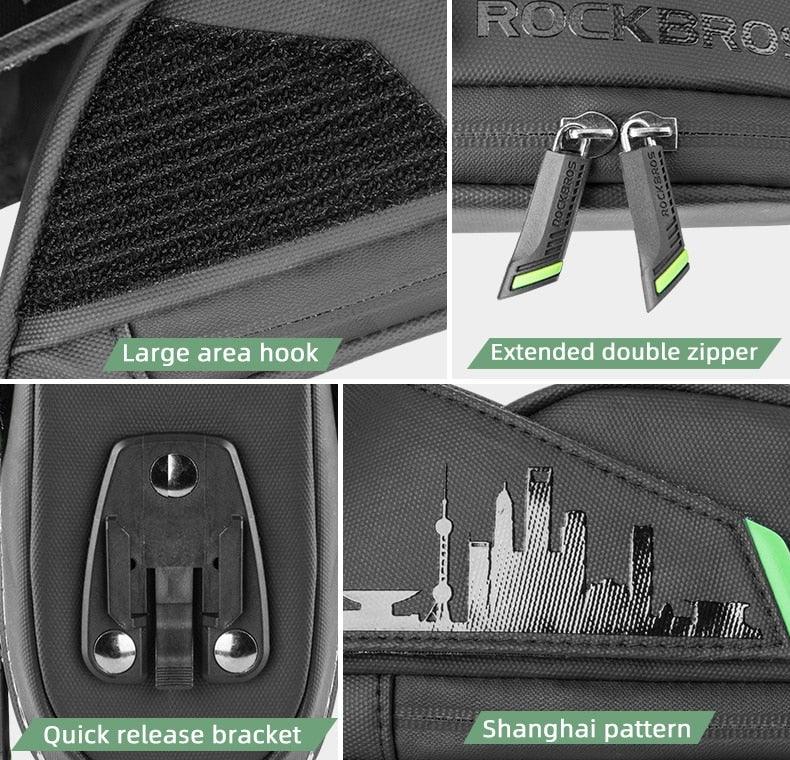 Rainproof Bike Seat Bag - Shockproof Cycling Storage Pouch