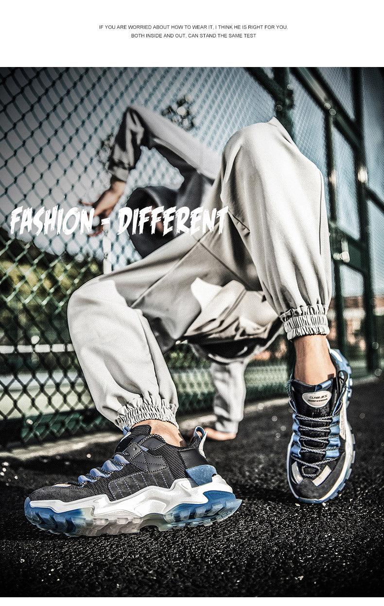Men's Lightweight Breathable Techwear Sneakers for Sports & Gym