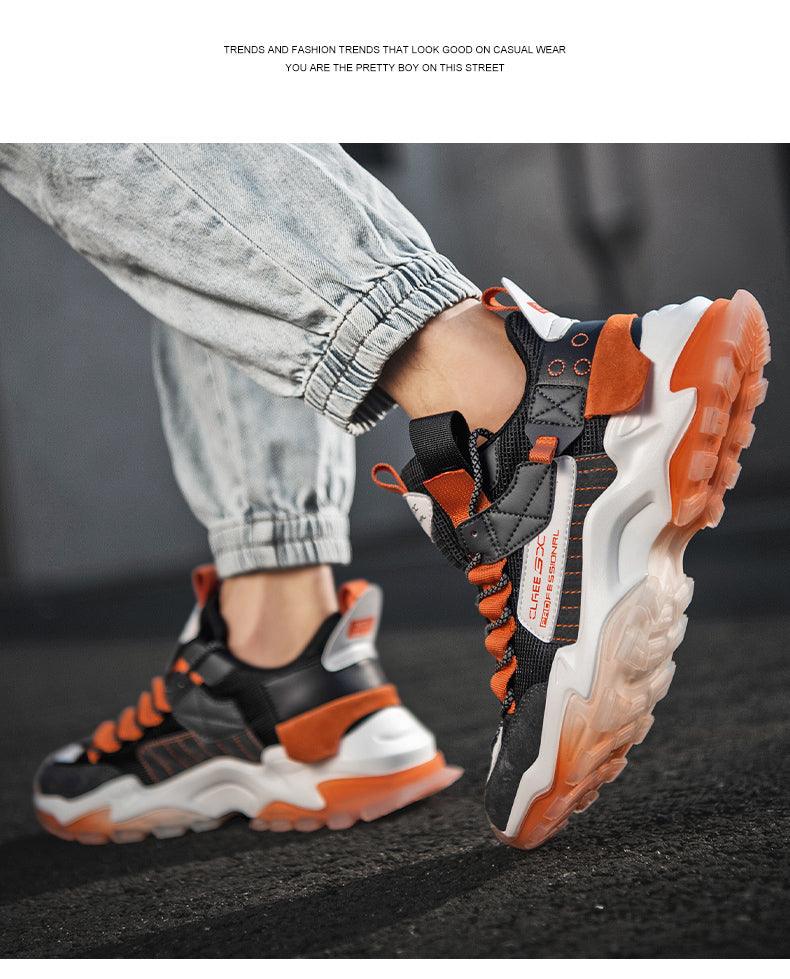 Men's Lightweight Breathable Techwear Sneakers for Sports & Gym
