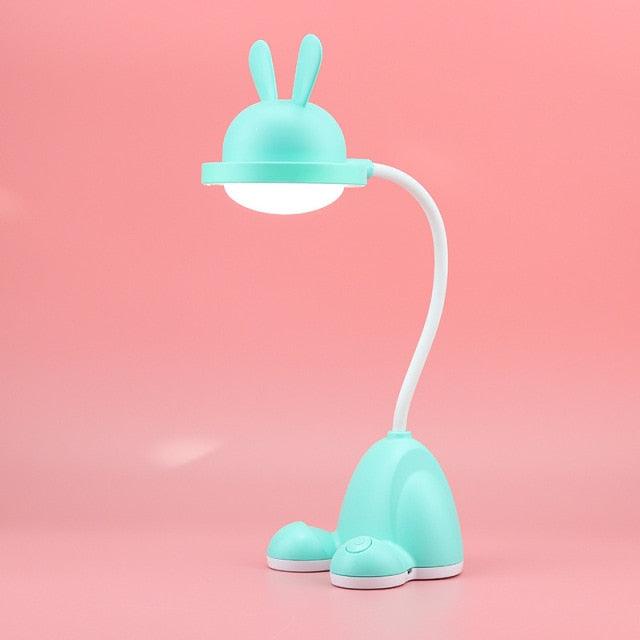 Kawaii Rabbit LED Desk Lamp Kids Night Light with 3 Brightness Levels
