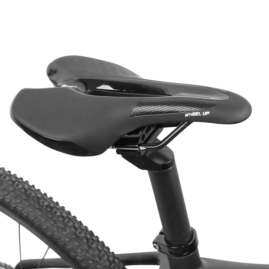 Road Bike Saddle with USB LED Taillight, Soft Breathable Seat