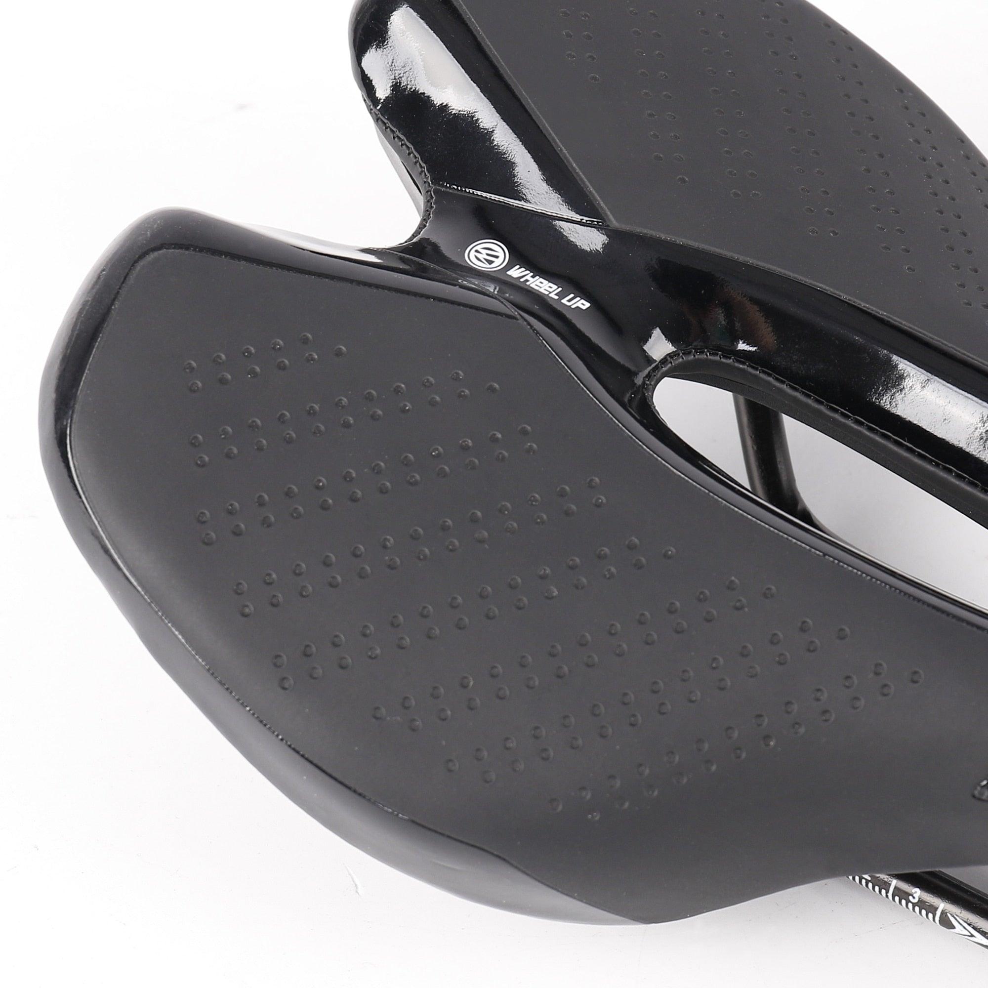 Road Bike Saddle with USB LED Taillight, Soft Breathable Seat