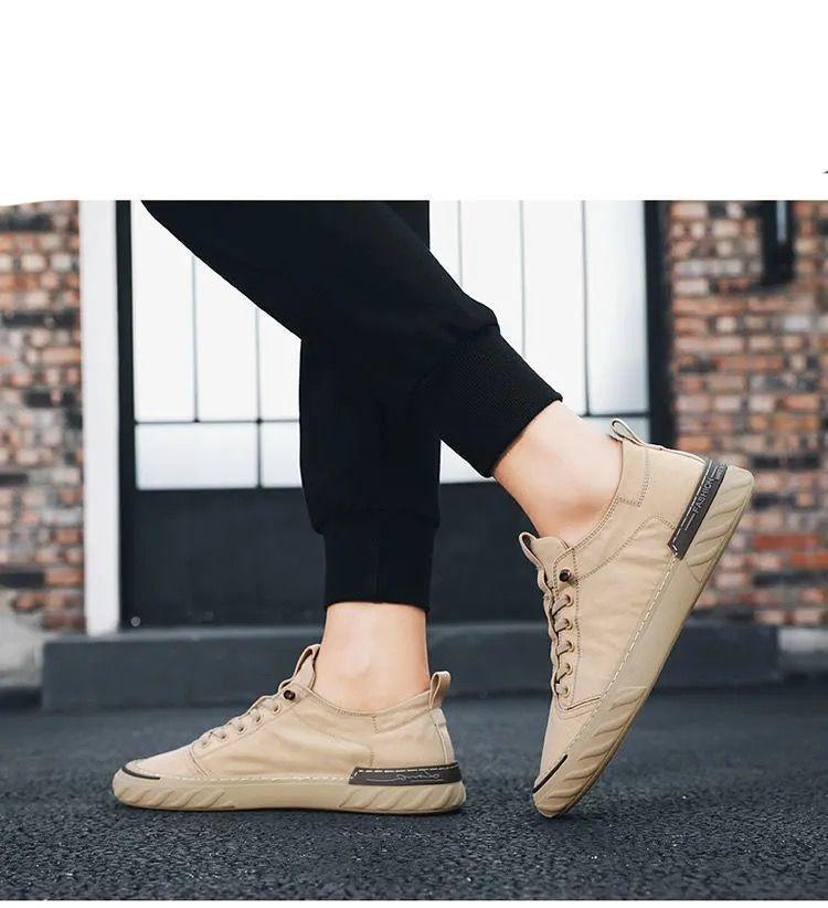 Men's Canvas Lightweight Casual Sneakers for Everyday Wear