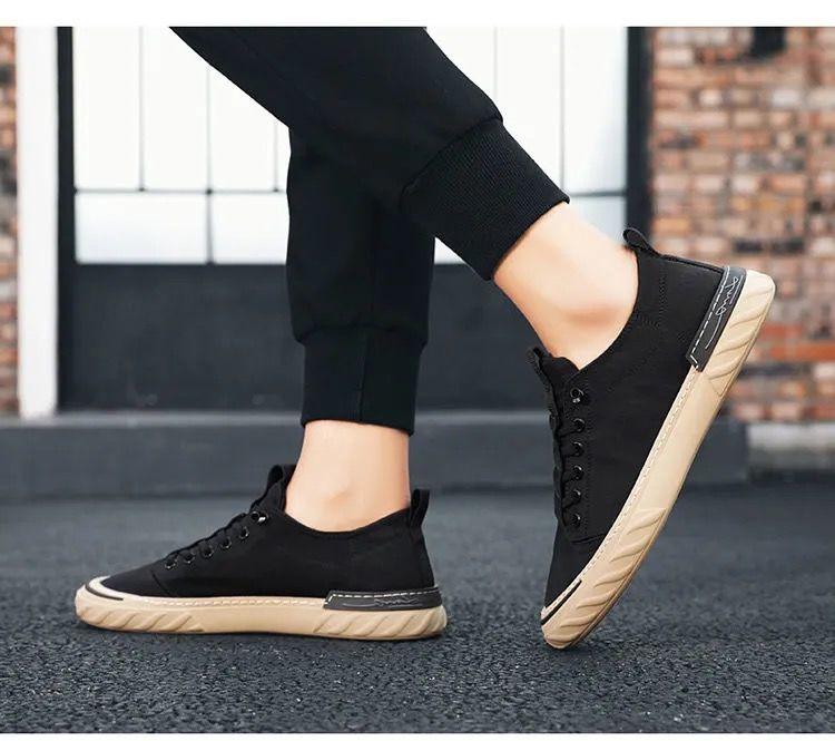 Men's Canvas Lightweight Casual Sneakers for Everyday Wear