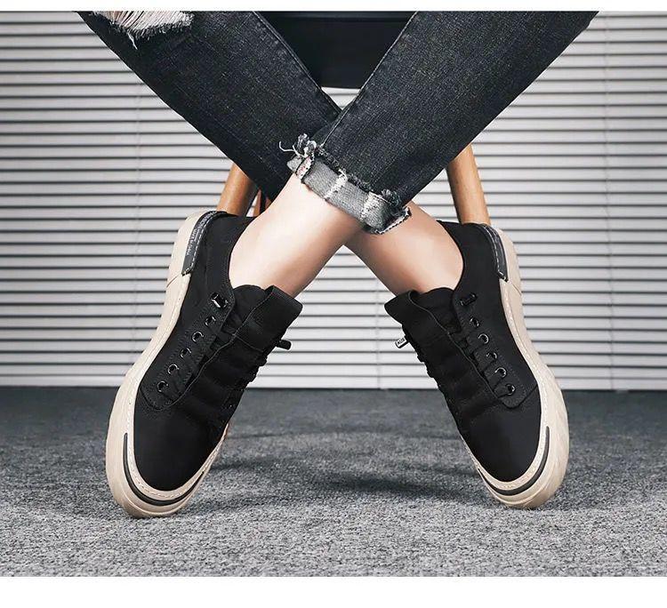 Men's Canvas Lightweight Casual Sneakers for Everyday Wear