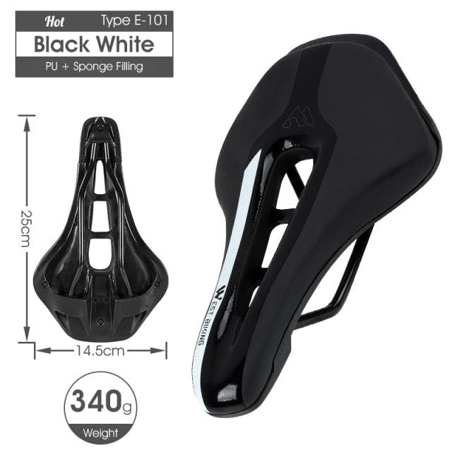 Ergonomic Gel Padded Bike Saddle for Mountain and Road Bikes