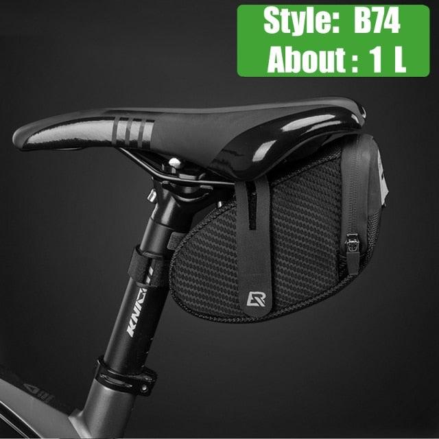 Rainproof Bike Seat Bag - Shockproof Cycling Storage Pouch